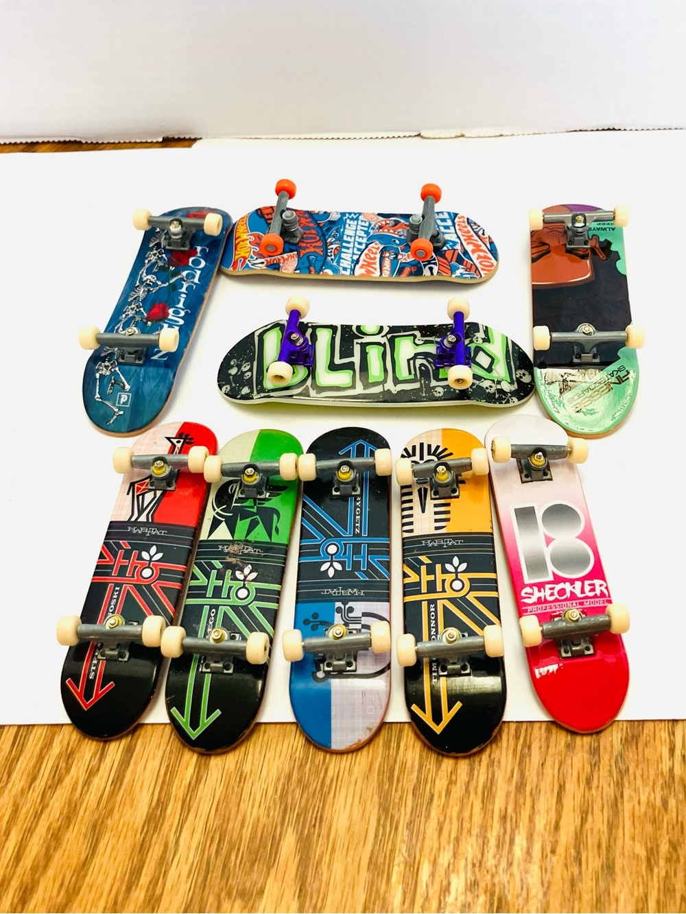 Tech Deck Fingerboards Lot(9) Some Vintage Habitat Minor Wear